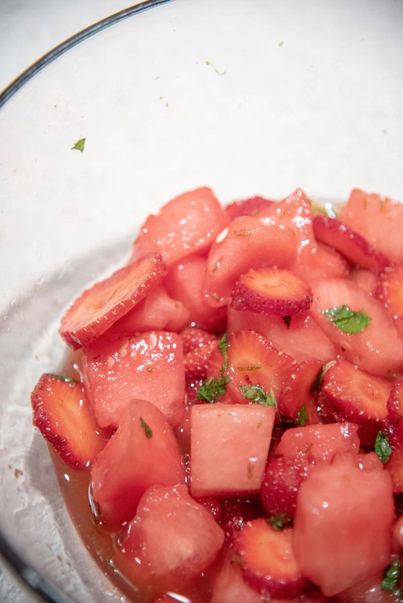草莓西瓜沙拉