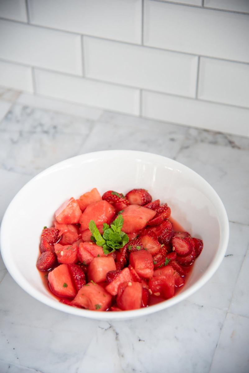 草莓西瓜沙拉
